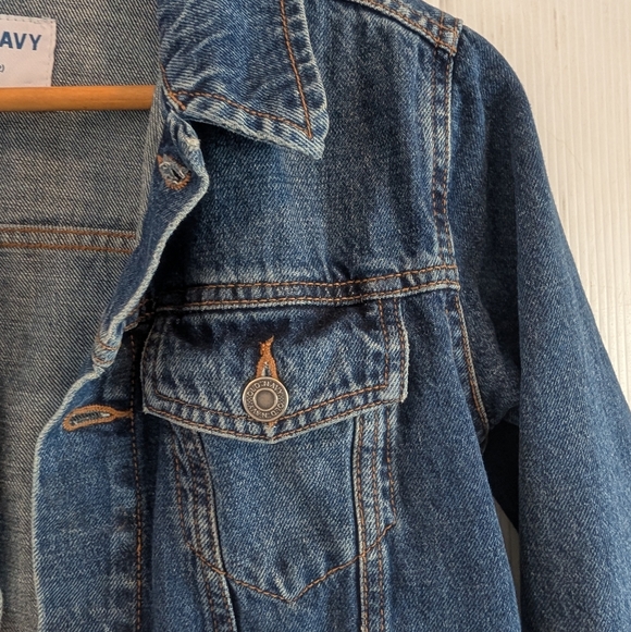 OLD NAVY Kids Boys Blue Denim Jacket Size 10/12 - Picture 5 of 9
